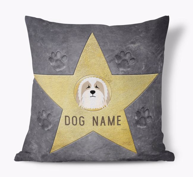 Star of Fame: Personalized {breedFullName} Soft Touch Pillow